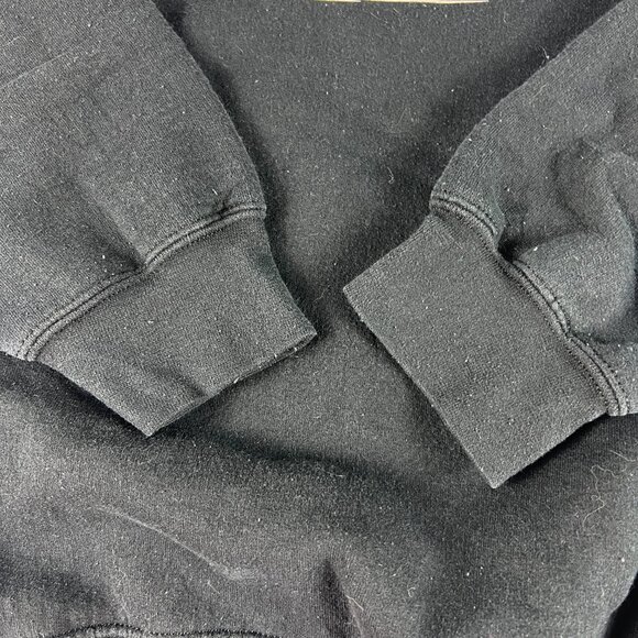 Logic 301 Rap Sweatshirt Adult Medium Black Faded Arch Logo Pullover Crewneck - Picture 3 of 12